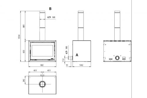 Preview: Kaminofen Dante von La Nordica